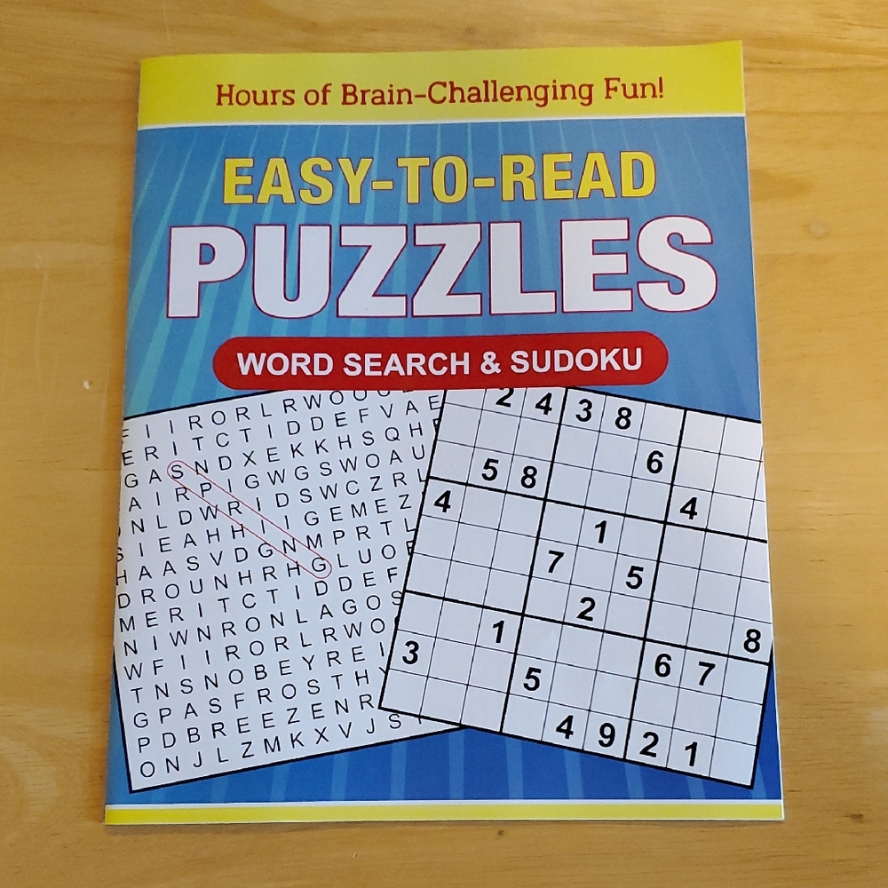 Easy-to-Read Puzzles Book